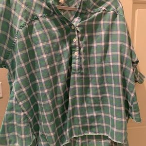 Henley baggy boxy top